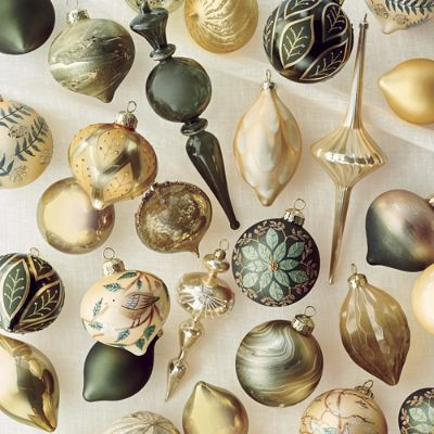 Partridge and Pear Ornament Collection | Frontgate