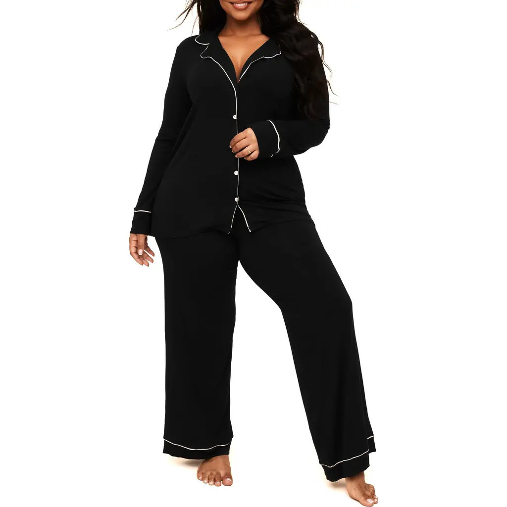 Adore Me Matilda Pajama Set in Black at Nordstrom, Size 2 X | Nordstrom