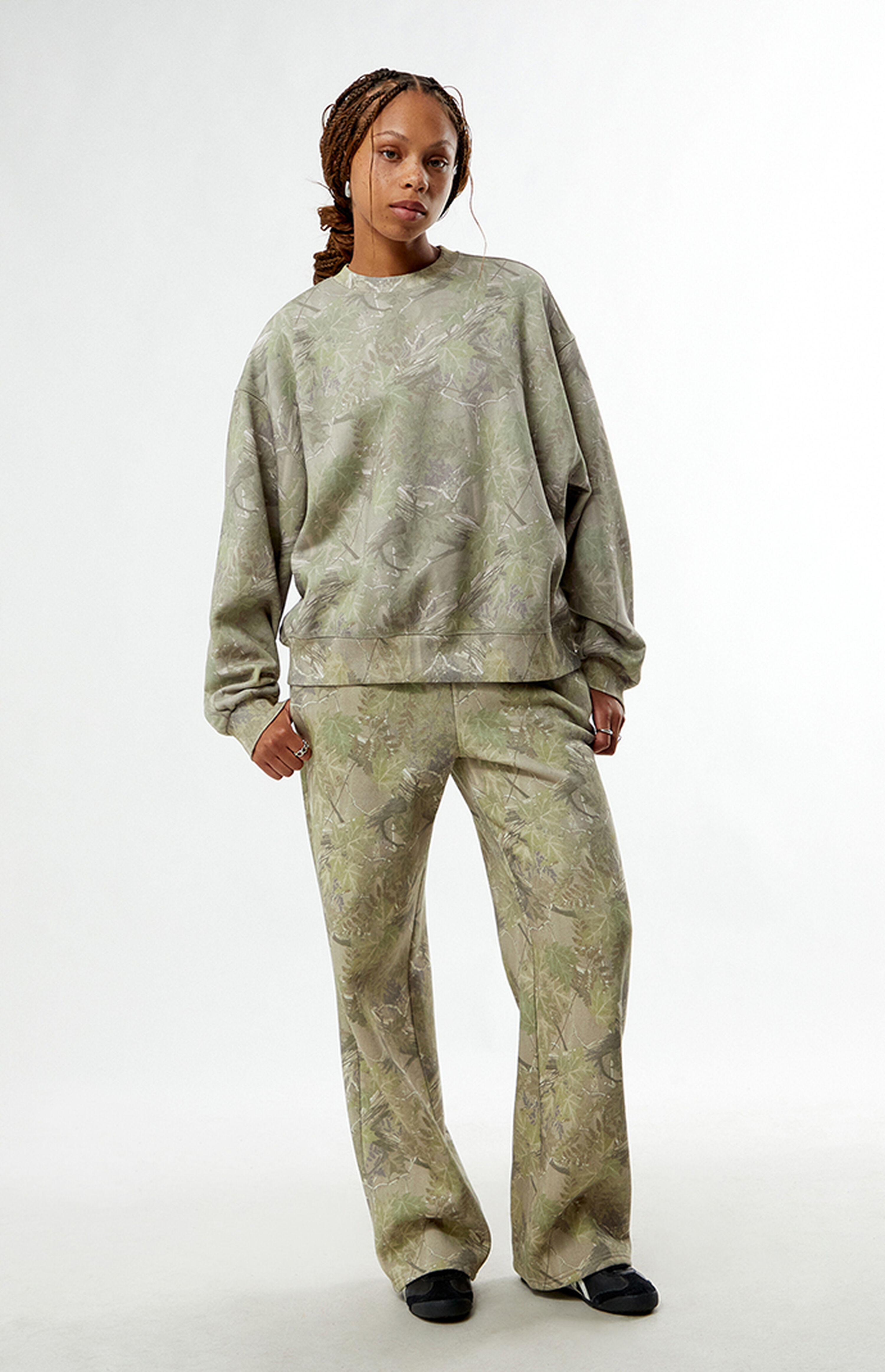 Pacsun Tree Camo Crew Neck Sweatshirt | PacSun