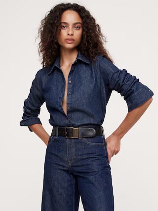 The Oversized Denim Shirt | Banana Republic (US)