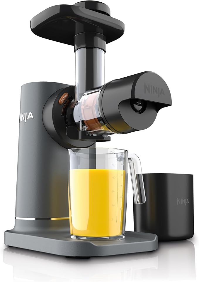 Ninja JC151 NeverClog Cold Press Juicer, Powerful Slow Juicer with Total Pulp Control, Countertop... | Amazon (US)
