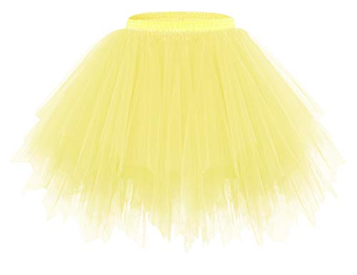 Bridesmay Women's Tutu Skirt 2024 50s Vintage Ballet Bubble Dance Skirts for Cosplay Party | Amazon (US)