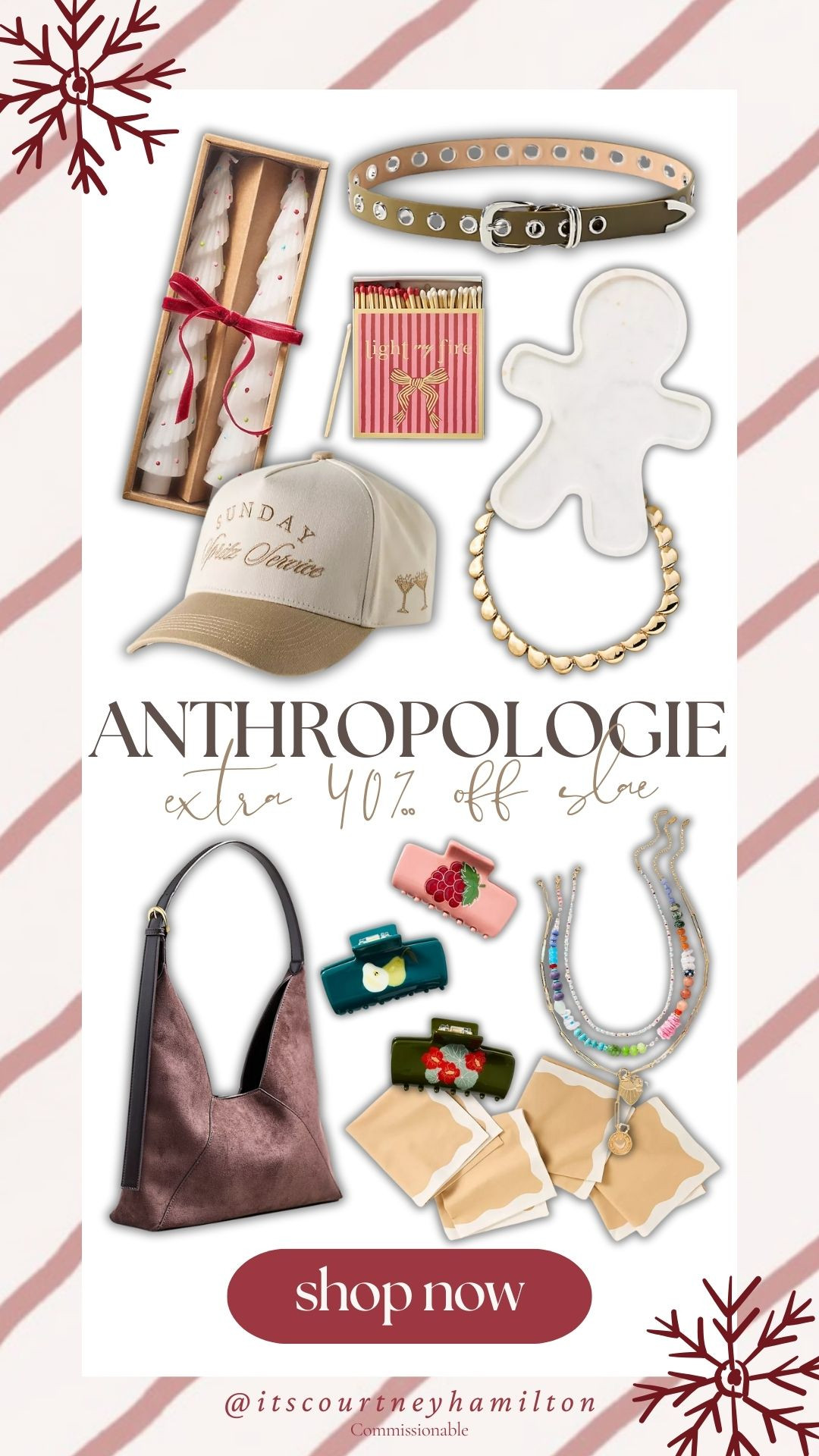 These items are 40% off from Anthropologie right now!! 🤍

gifts for her, finds under 100, finds under 50, accessories, jewelry, purses, seasonal, holiday finds, courtney hamilton 

 #LTKHoliday #LTKSaleAlert #LTKFindsUnder100