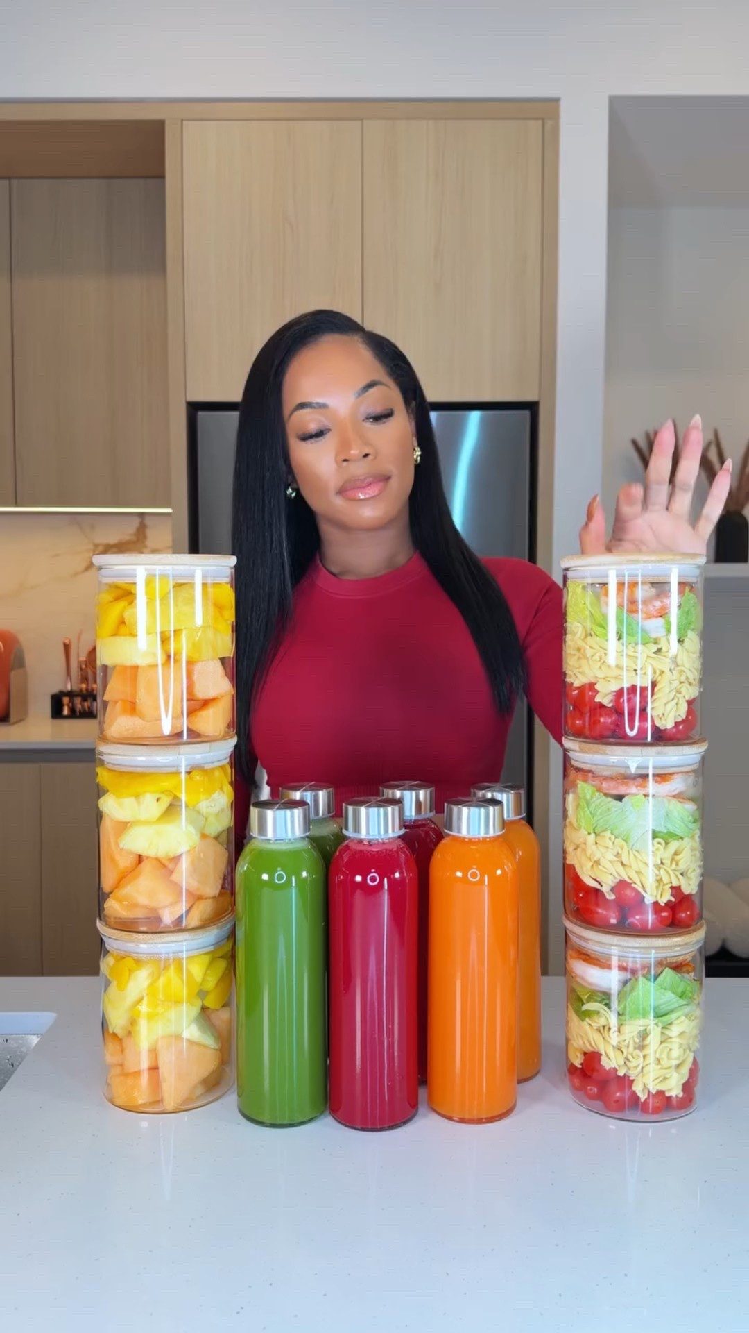 We don’t just automate our savings here. We automate our healthy meals. This week’s menu:

🍍Fruit Jars
💚Green Juice
💗Hot Pink Beauty Juice
🧡Skin Brightening Juice
🥗Slim Thick Girl Caesar Salad

#mealprepqueen #easyrecipes #juicerecipes #mealprepideas #healthylifestyle

#LTKvlog #LTKfoodie #LTKHome