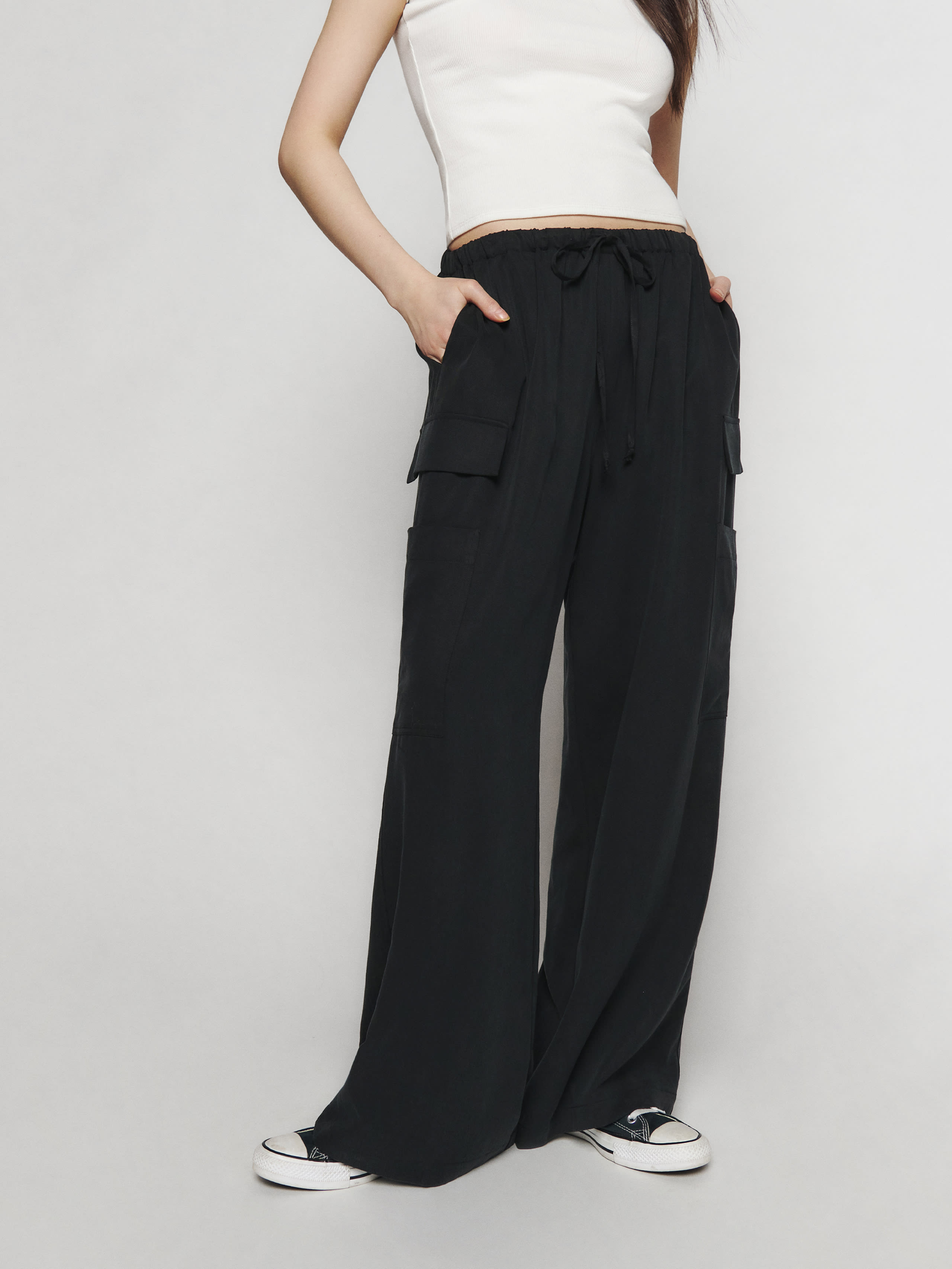 Ethan Twill Pant | Reformation (Global)