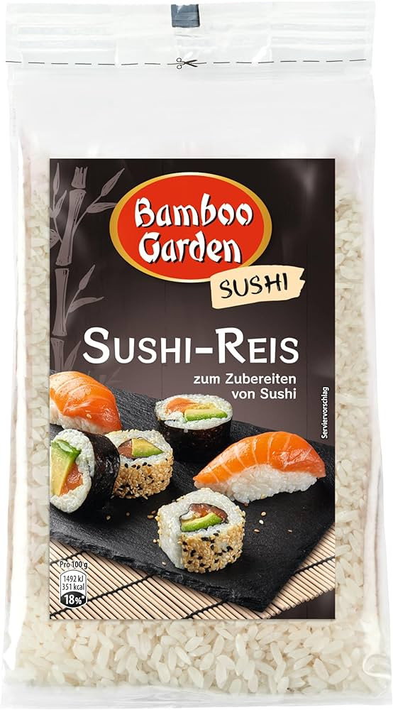 Bamboo Garden Sushi-Reis, 500g (Verpackungsdesign kann abweichen) | Amazon (DE)