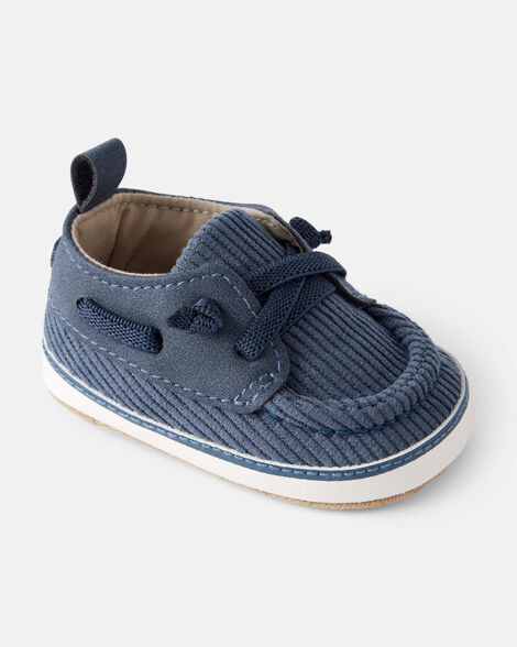 Baby Boy Corduroy Boat Shoes - Blue | Carter's Inc