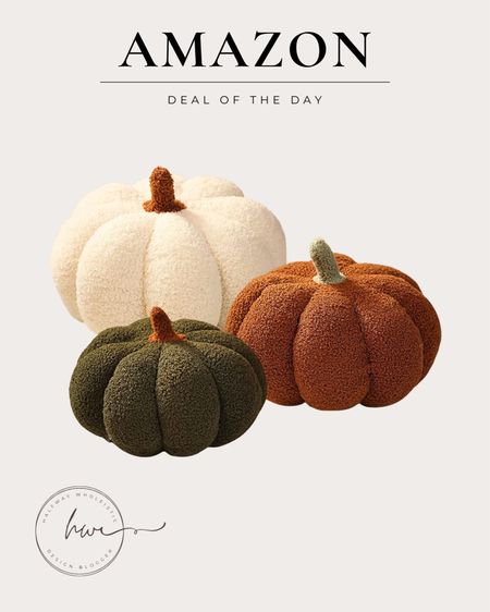 These pumpkin pillows are so cute!! So many color options and start at just $7 

Fall decor. Pumpkin decor. Home decor. Amazon finds  

#LTKhome #LTKunder50 #LTKSeasonal