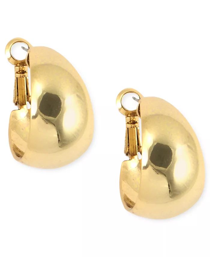 3/4" Medium Band Small Hoop Earrings | Macy's