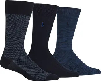 Assorted 3-Pack Bird's Eye Socks | Nordstrom