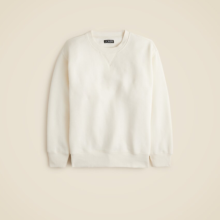 Heritage fleece oversized crewneck sweater | J. Crew US