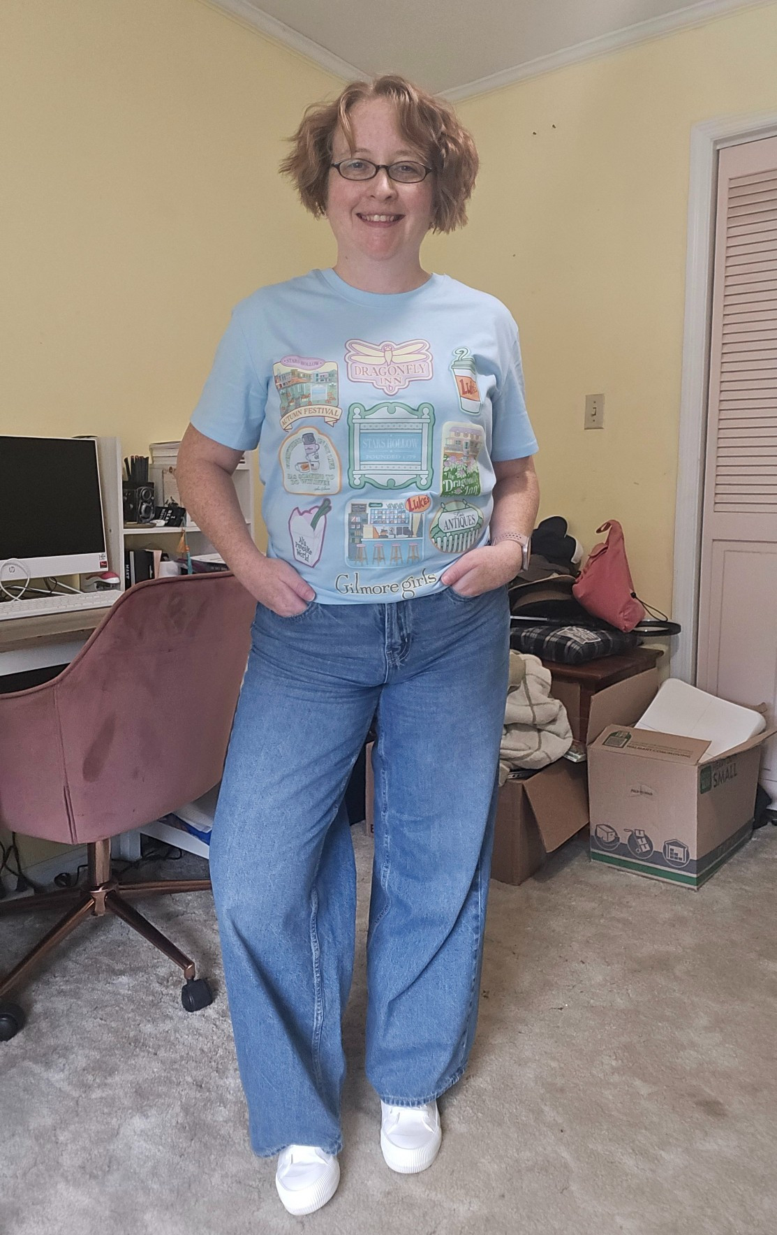 HOCO Week Day 2 - Twin Day

I matched my mother, but I don't have a picture of both of us together. Our t-shirt is Gilmore Girls.

#teacherstyle #teacher #middleschoolteacher 

 #LTKootd #LTKPetite #LTKWorkwear
