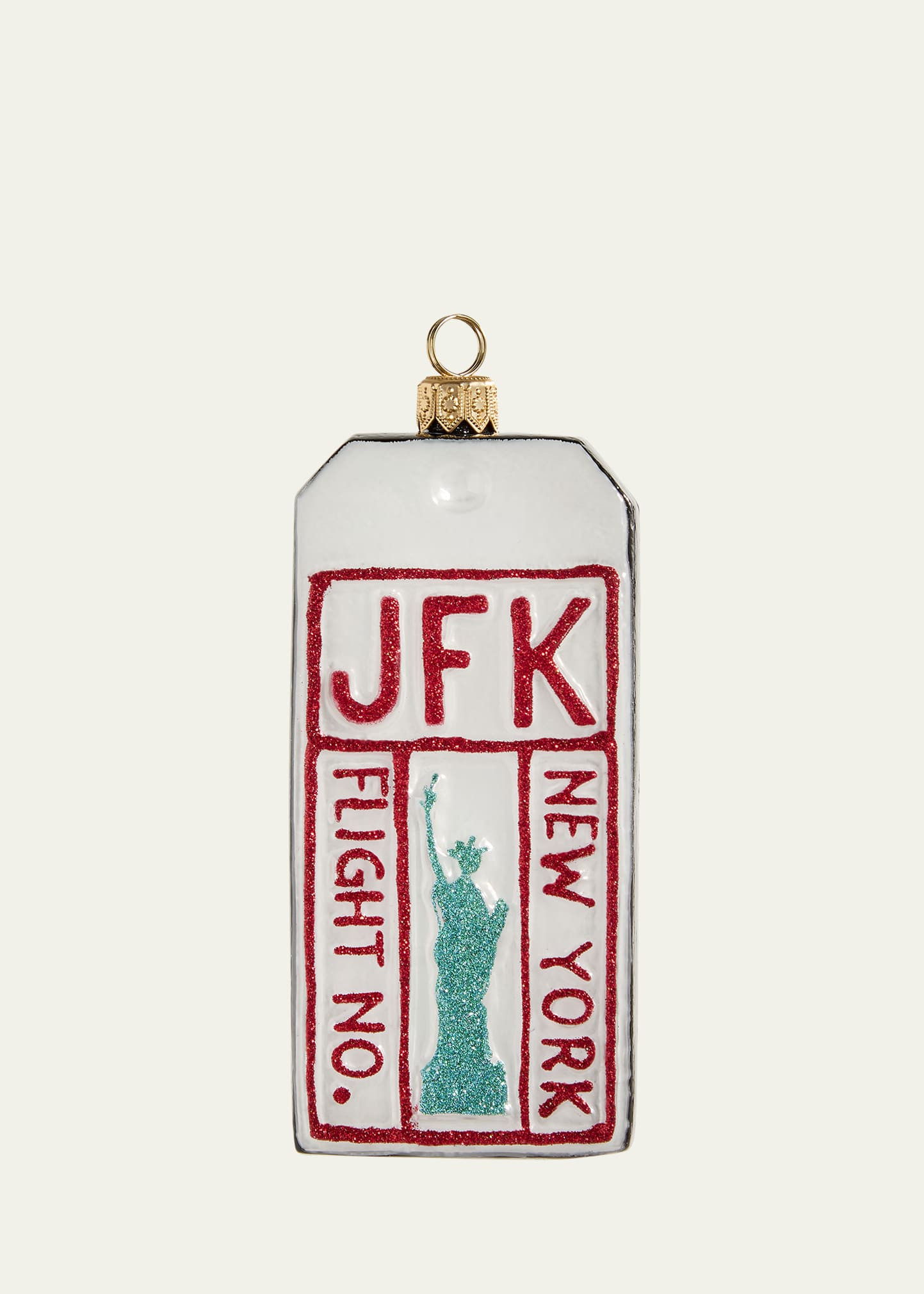Joy To The World Collectibles New York Luggage Tag Christmas Ornament | Bergdorf Goodman