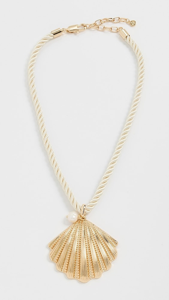 Ettika Scallop Shell Pendant Necklace | Shopbop | Shopbop