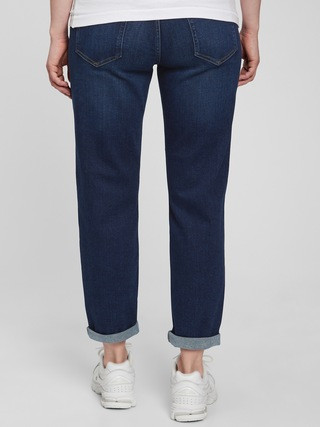 Maternity True Waistband Full Panel Girlfriend Jeans | Gap (US)