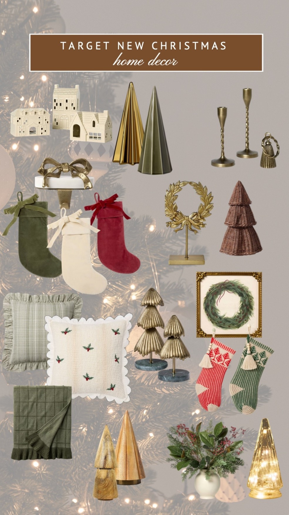 target new christmas home decor

#LTKSeasonal #LTKHome #LTKFindsUnder100