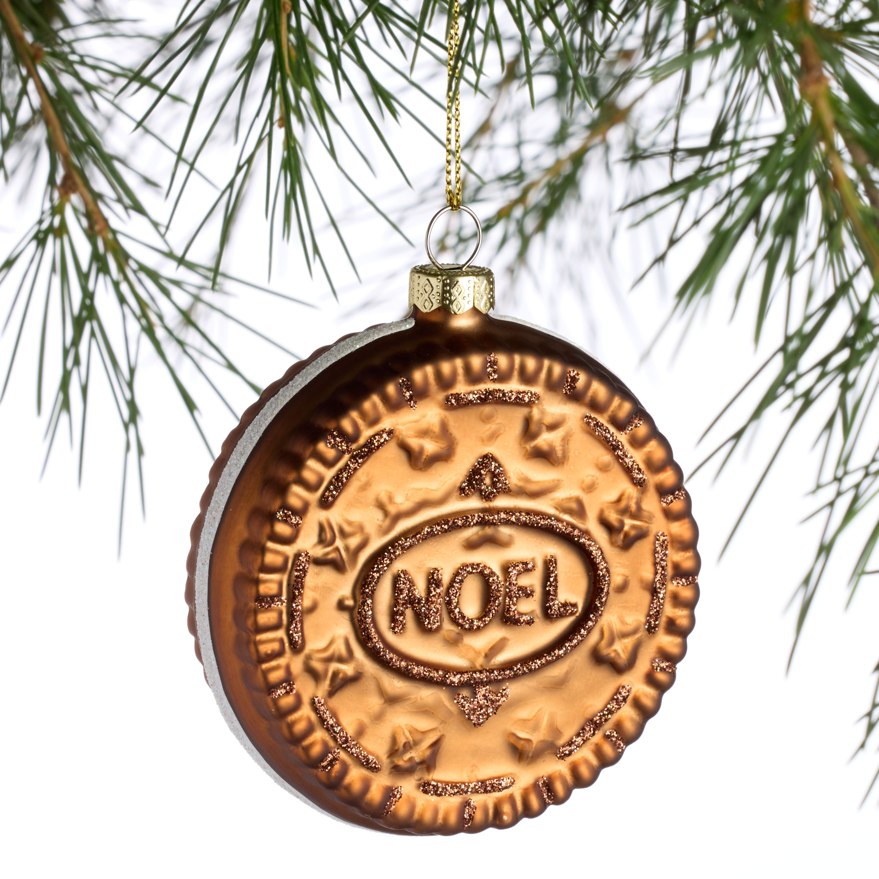 Glass Sandwich Cookie Ornament | World Market