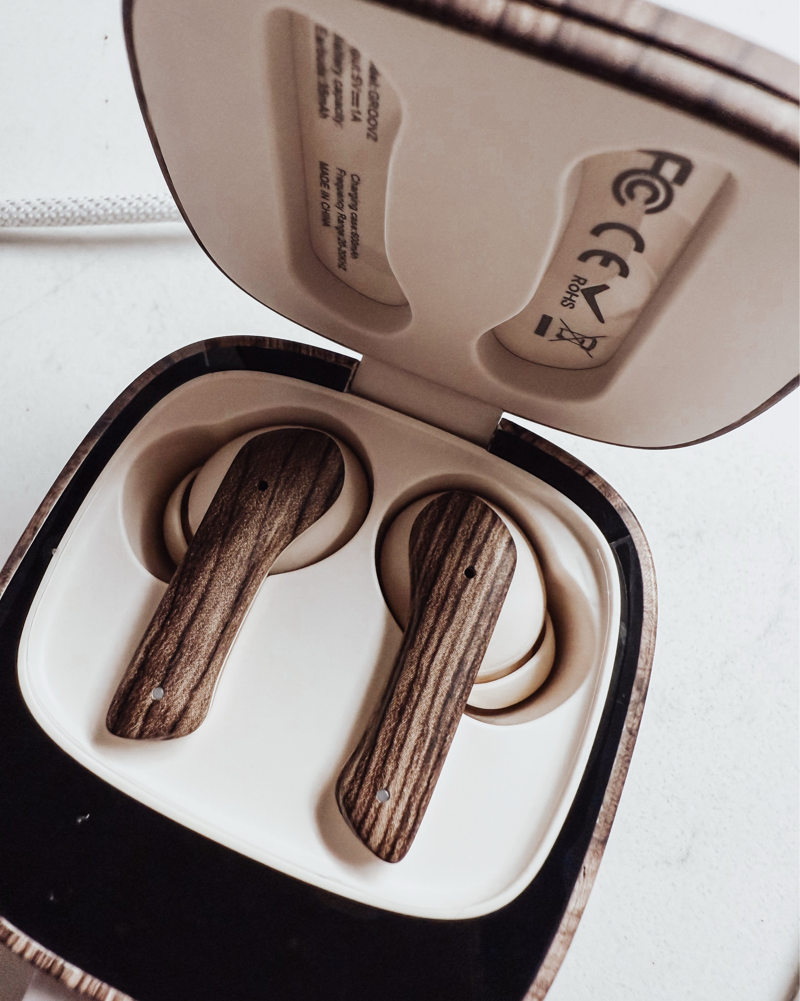 Groovz earbuds -| wood grain | electronics | qvc | holiday gift idea | teenager gift | Christmas gift #ltksale #ltkunder50 #earbuds 

#LTKGiftGuide #LTKHoliday #LTKFamily