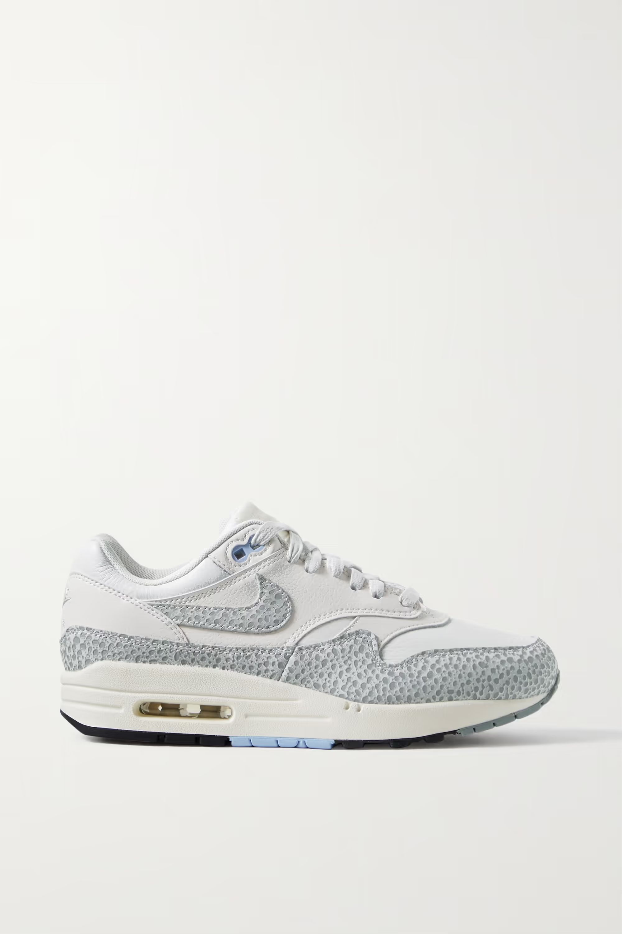 Air Max 1 Safari leather sneakers | NET-A-PORTER (US)