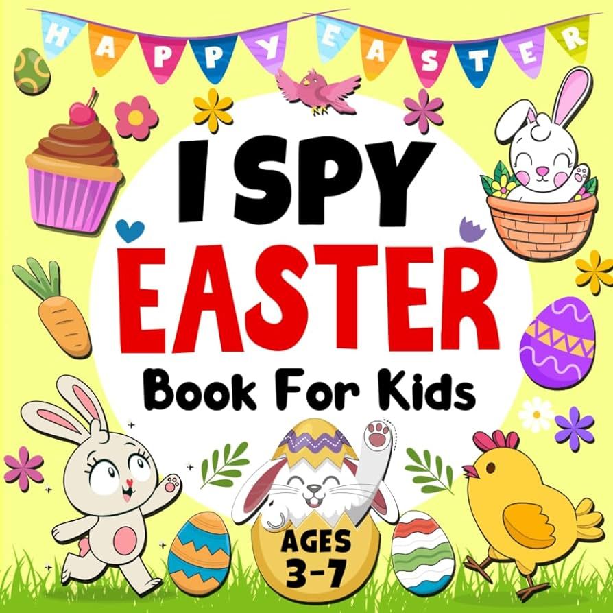 Easter Gifts For Kids: I Spy Easter Book For Kids, Ages 3-7 (Easter Basket Stuffer): A Fun Intera... | Amazon (US)