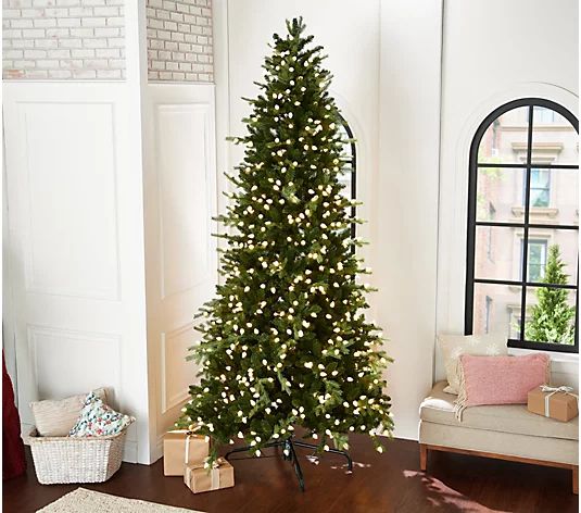 Bethlehem Lights 9' Nostalgic C7 Green Noble Spruce Tree - QVC.com | QVC