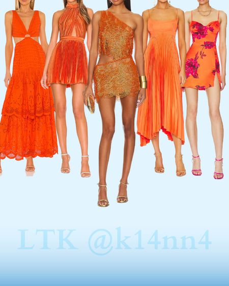 orange vacation outfits🍊🧡 #springbreak #orangeblue #blueandorange #oldmoney #coraldress #minidress #maxidress #vacationdress

#LTKtravel #LTKSeasonal