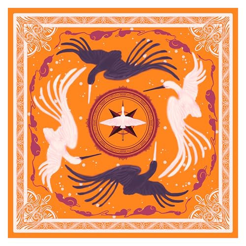 Orange Bandana 23.6” (60x60cm) Head Neck Scarf for Men and Women - Lightweight Breathable | Amazon (US)