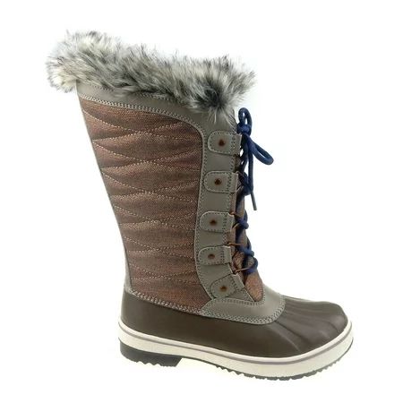 Time and Tru Women's Tall Lace-up Winter Boot | Walmart (US)