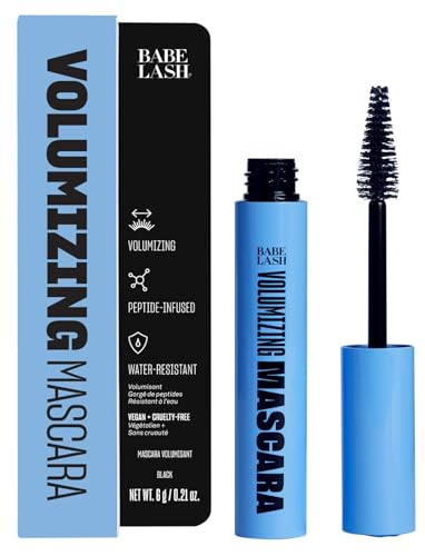 Babe Original Babe Lash Mascara - Smudge Proof, Long Lasting & No Clump Formula, Buildable Volume, Water Resistant, Dramatic Black (Volumizing Mascara) | Amazon (US)