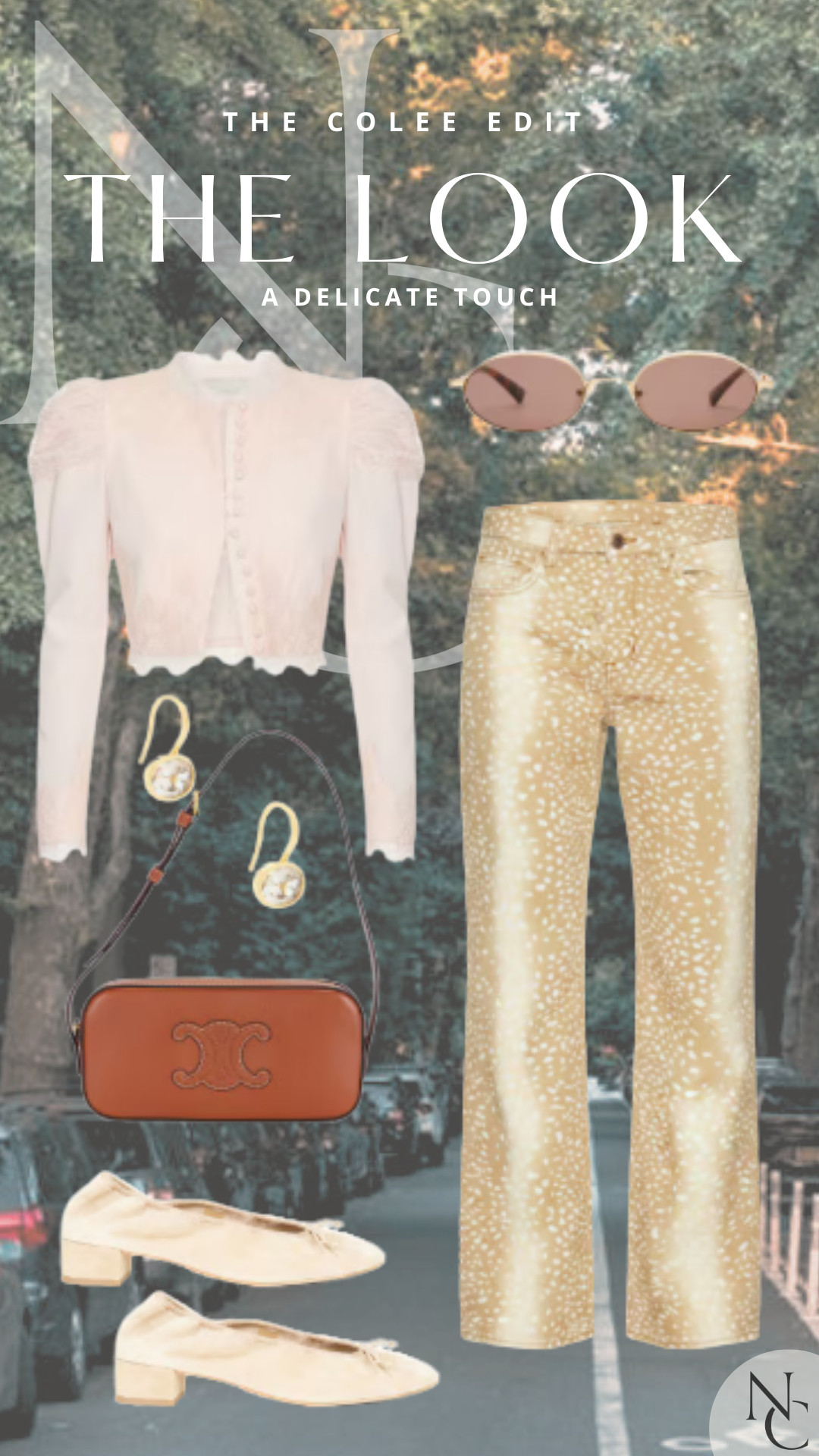 Soft, feminine and just a little unexpected. 🤍 A delicate cardigan + printed cream denim is such a pretty combination, especially with ballet pumps, a warm cognac bag and barely-there gold details.

Proof that a neutral look can still have plenty of personality. ✨

Shop my A Delicate Touch edit right here on LTK.

#FeminineStyle #FallOutfit #NeutralStyle #TheColeeEdit #LTKStyle 

 #LTKdayinmylife #LTKgrwm #LTKootd