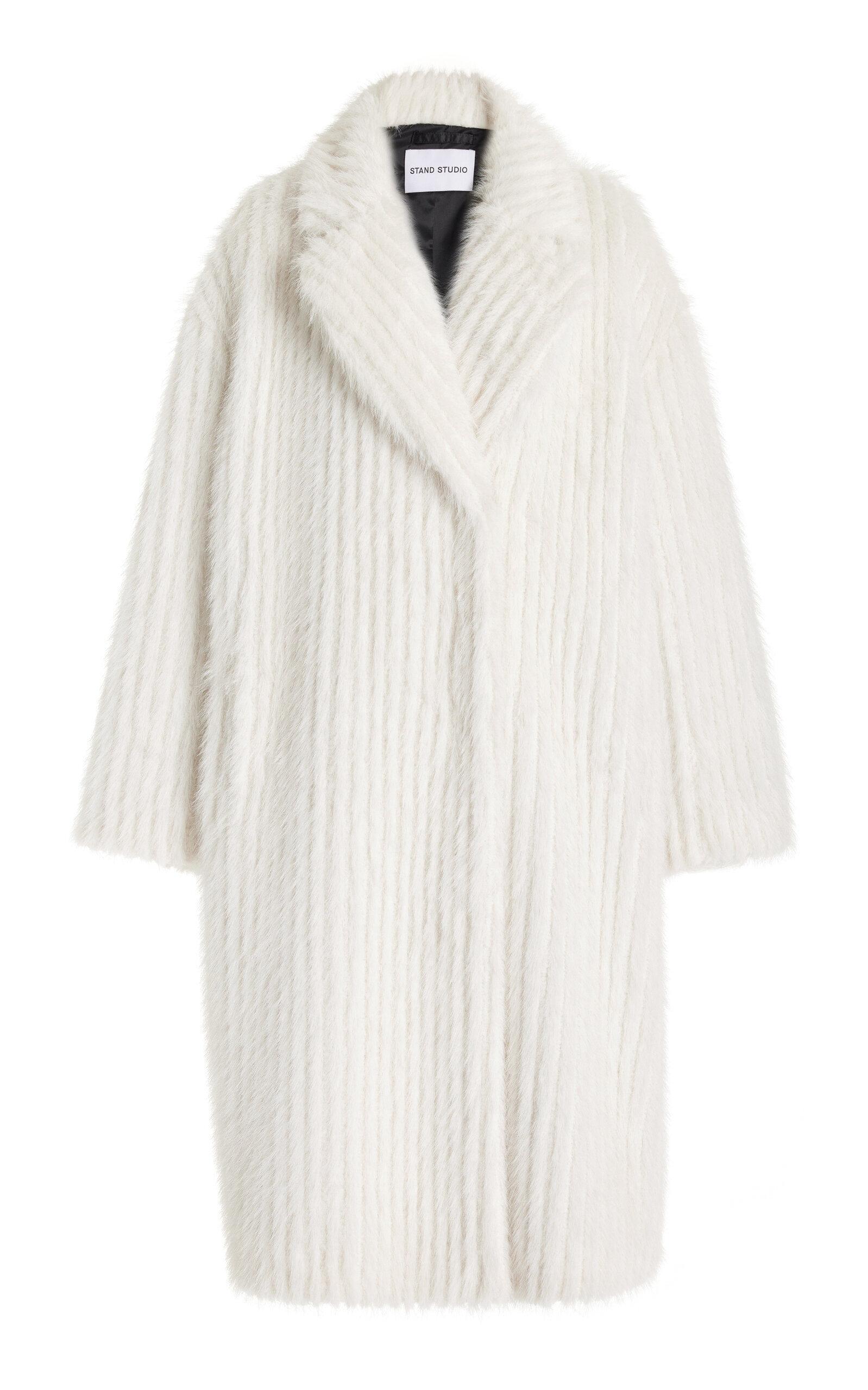 Genevieve Ribbed Faux Fur Coat | Moda Operandi (Global)