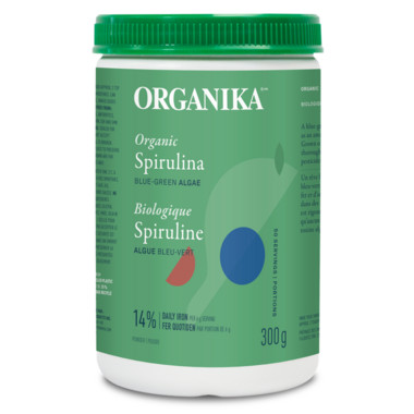 Organika Organic Spirulina Blue-Green Algae Powder | Well.ca
