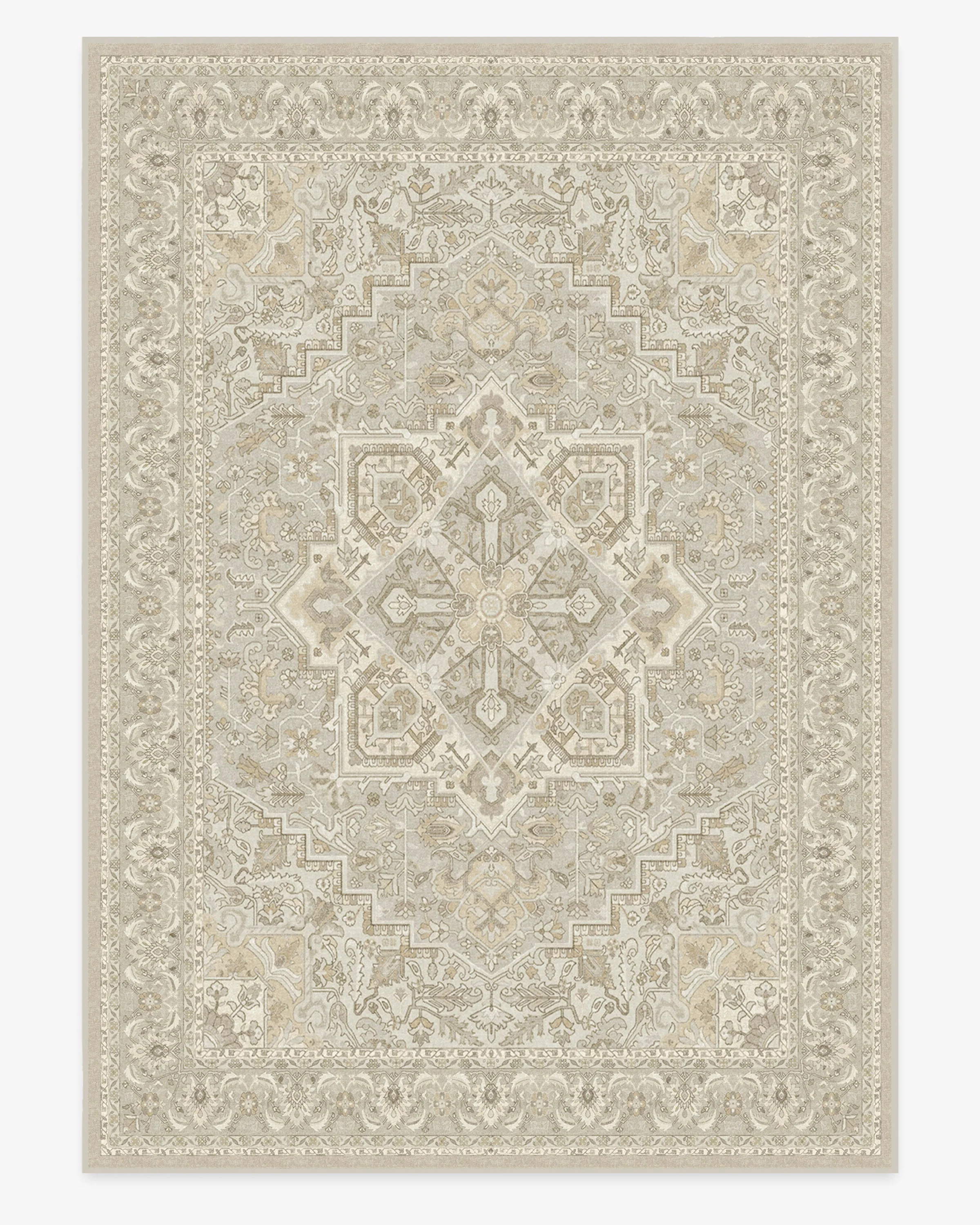 Hendesi Heriz Cream Flatwoven Rug | Ruggable