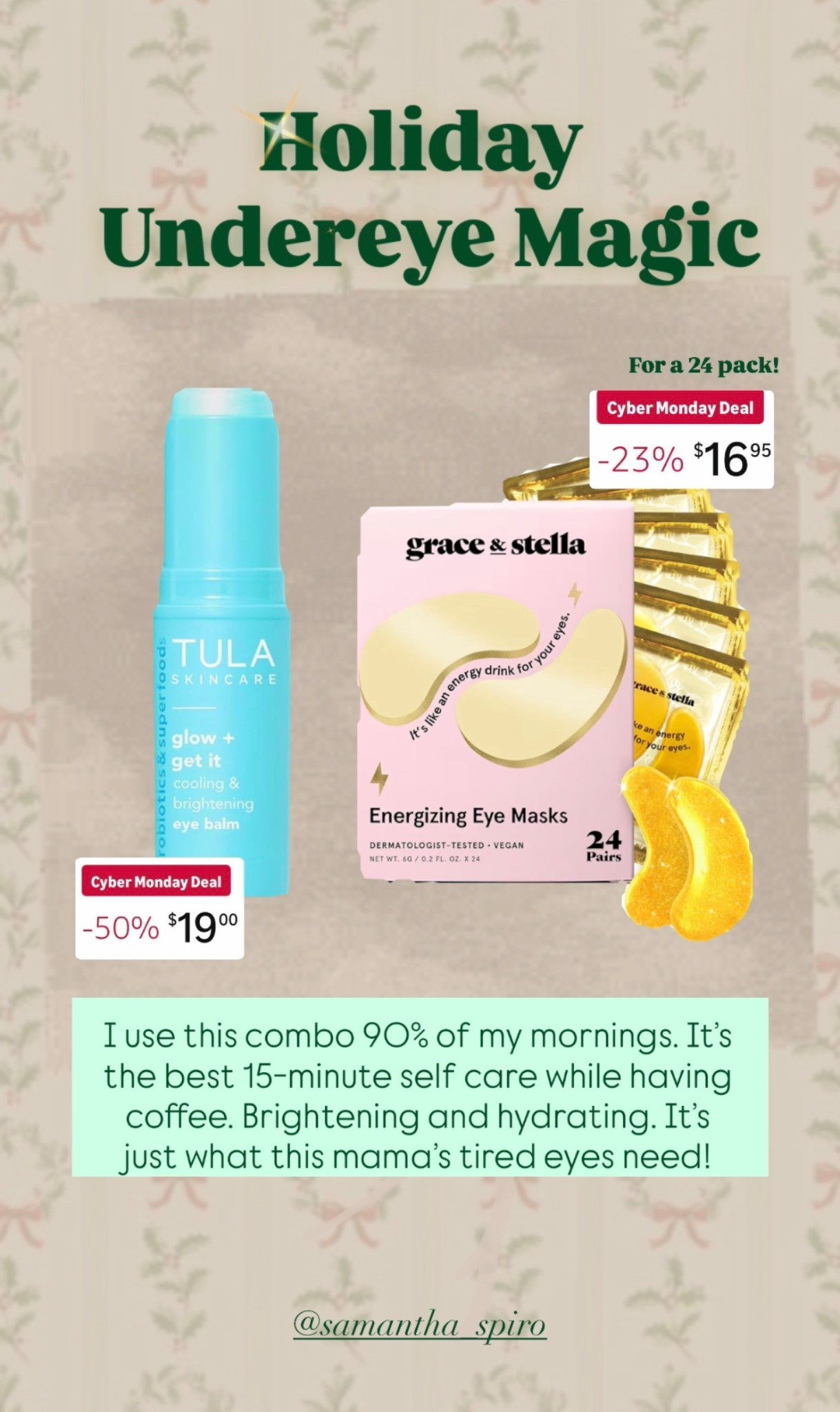 My favorite undereye duo for depuffing and hydrating that skin. Holiday magic glowing skin and on sale  

#LTKBeauty #LTKCyberWeek #LTKHoliday