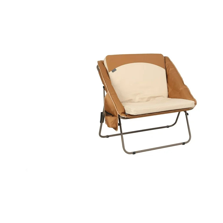 Ozark Trail Camping Chair, Brown and Beige, Adult, 16.4lbs | Walmart (US)