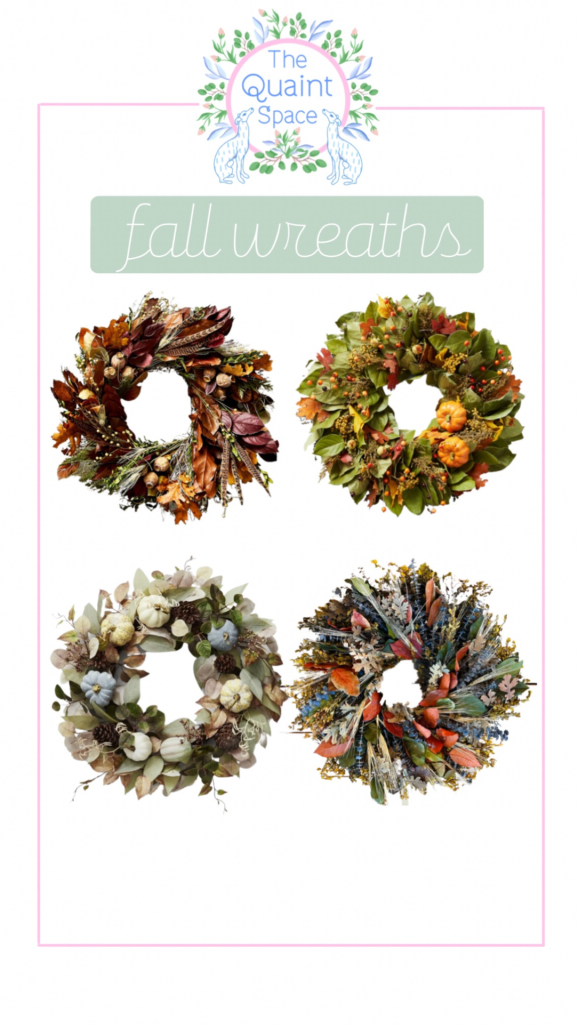 Large fall wreaths! 

#LTKfamily #LTKhome #LTKSeasonal