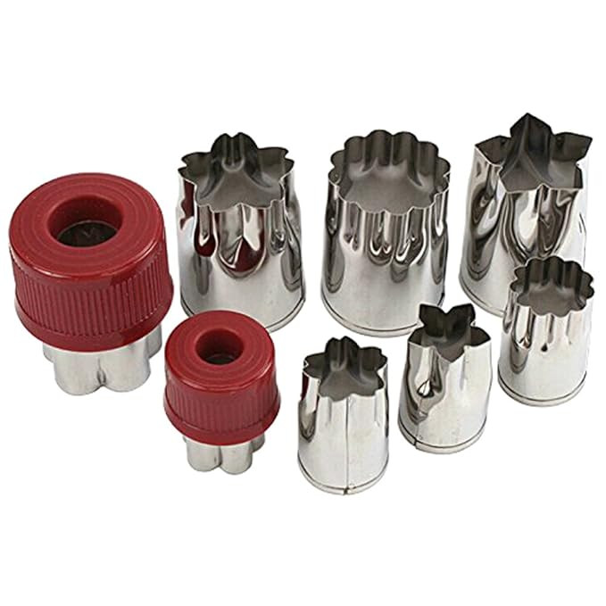 Zicome Vegetable Cutter Shapes Set, Mini Cookie Cutters, Fruit Shape Stamps Mold for Kids Baking ... | Amazon (US)