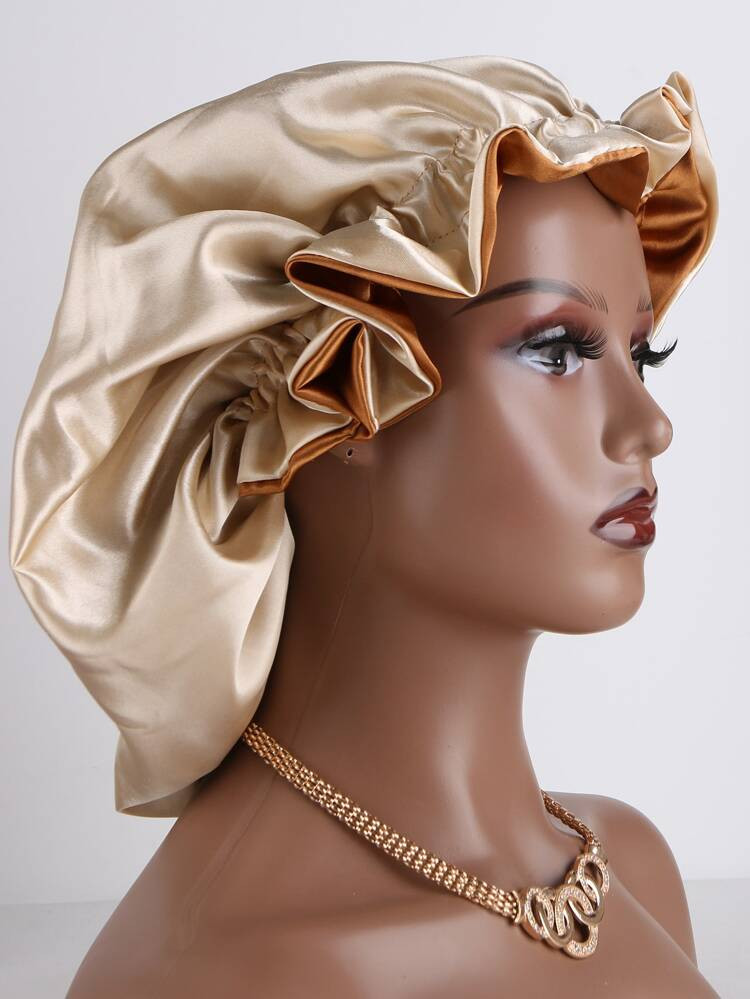 1pc Colorblock Wig Satin Bonnet
       
              
              $3.50  
        $4.00
      ... | SHEIN