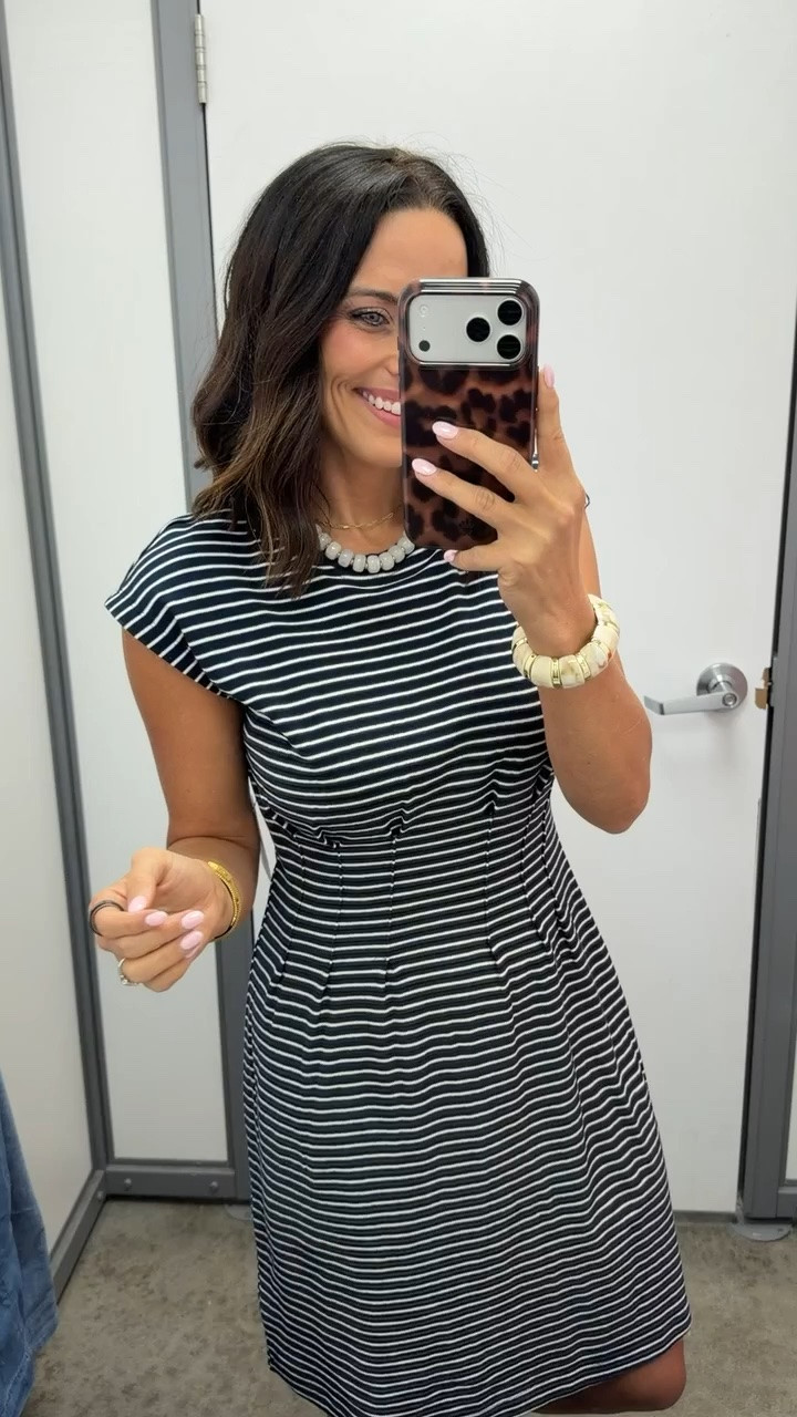 This Walmart striped dress is such an easy everyday throw-on — comfy, cute, and perfect with sandals or sneakers. Wearing size XS. #walmartfinds #walmartfashion #ltkfinds #summerdress #casualoutfit #affordablefashion #walmartstyle