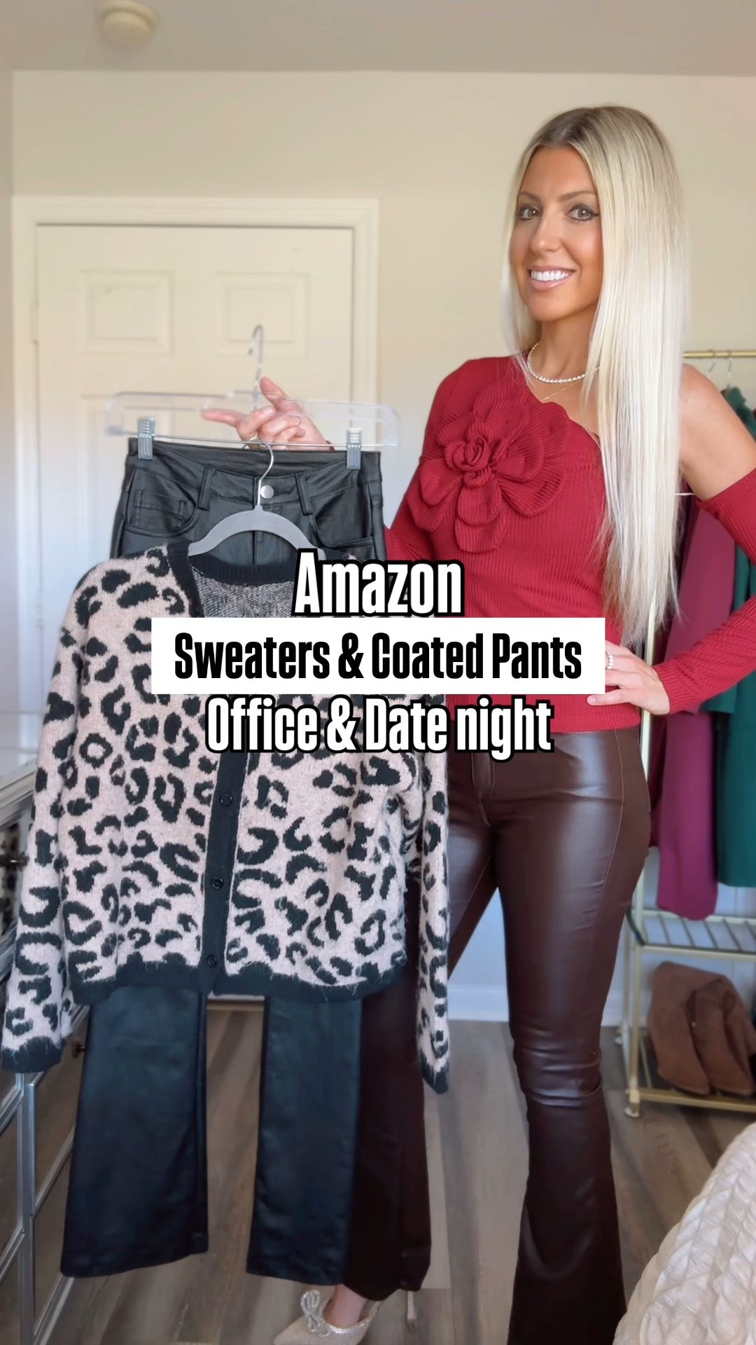 Love these sweaters and coated pants, they are perfect for to wear from the office to date night. The pants are so stretchy and come in several colors. Everything is on Amazon prime. 

Sweater weather / holiday outfit / holiday outfit / coated pants / burgundy sweater / date night outfit / affordable amazon find / holiday style / office outfit / off the shoulder sweater / winter fashion / amazon fashion / work to dinner outfit / outfit inspo / winter outfit inspo / affordable style / amazon holiday outfit

#amazonfashion #officestyle #winterfashion #holidaystyle #datenightoutfit 

#LTKHoliday #LTKWorkwear #LTKFindsUnder50
