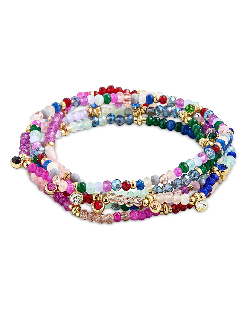 Baublebar Semi Precious Stone Indya Layered Stretch Bracelet | Bloomingdale's (US)