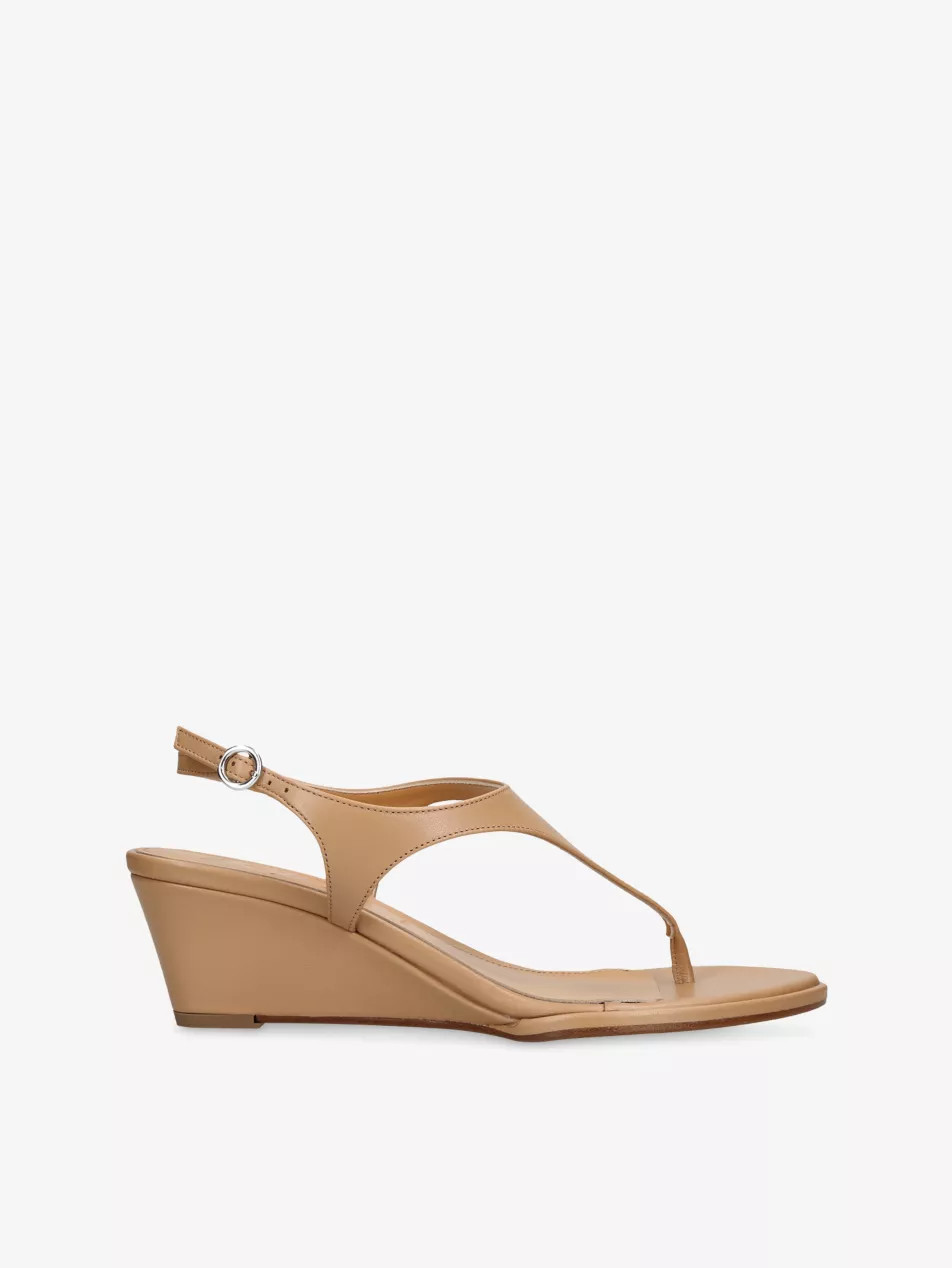 Roose Leather Wedge Sandal | Selfridges