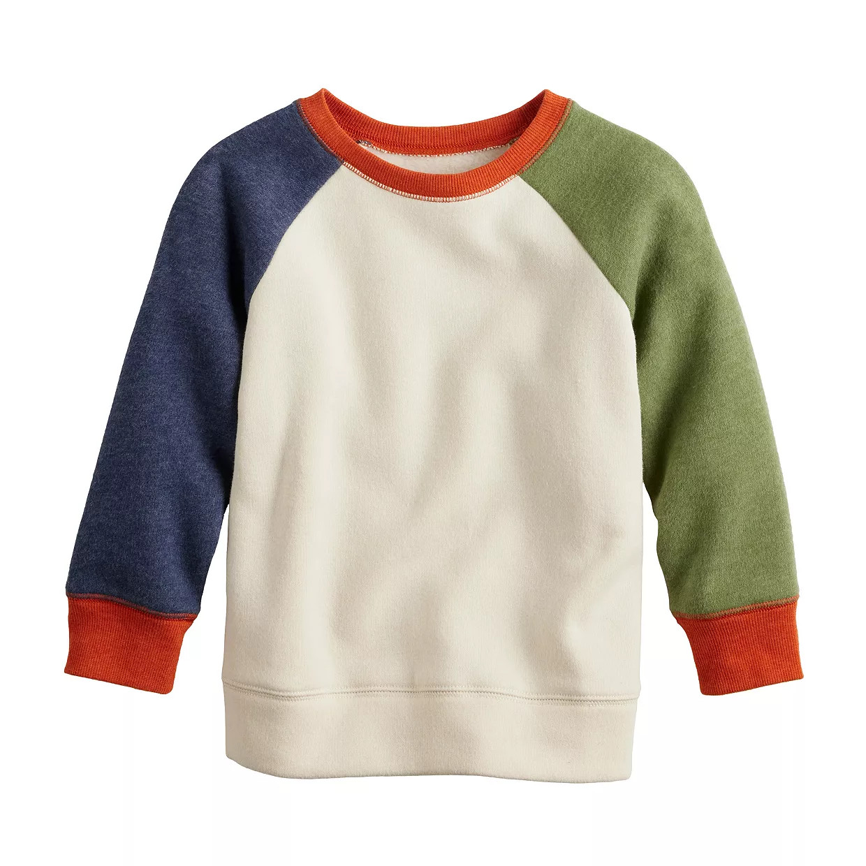 Baby & Toddler Jumping Beans® Essential Colorblock Fleece Sweatshirt | Kohl's