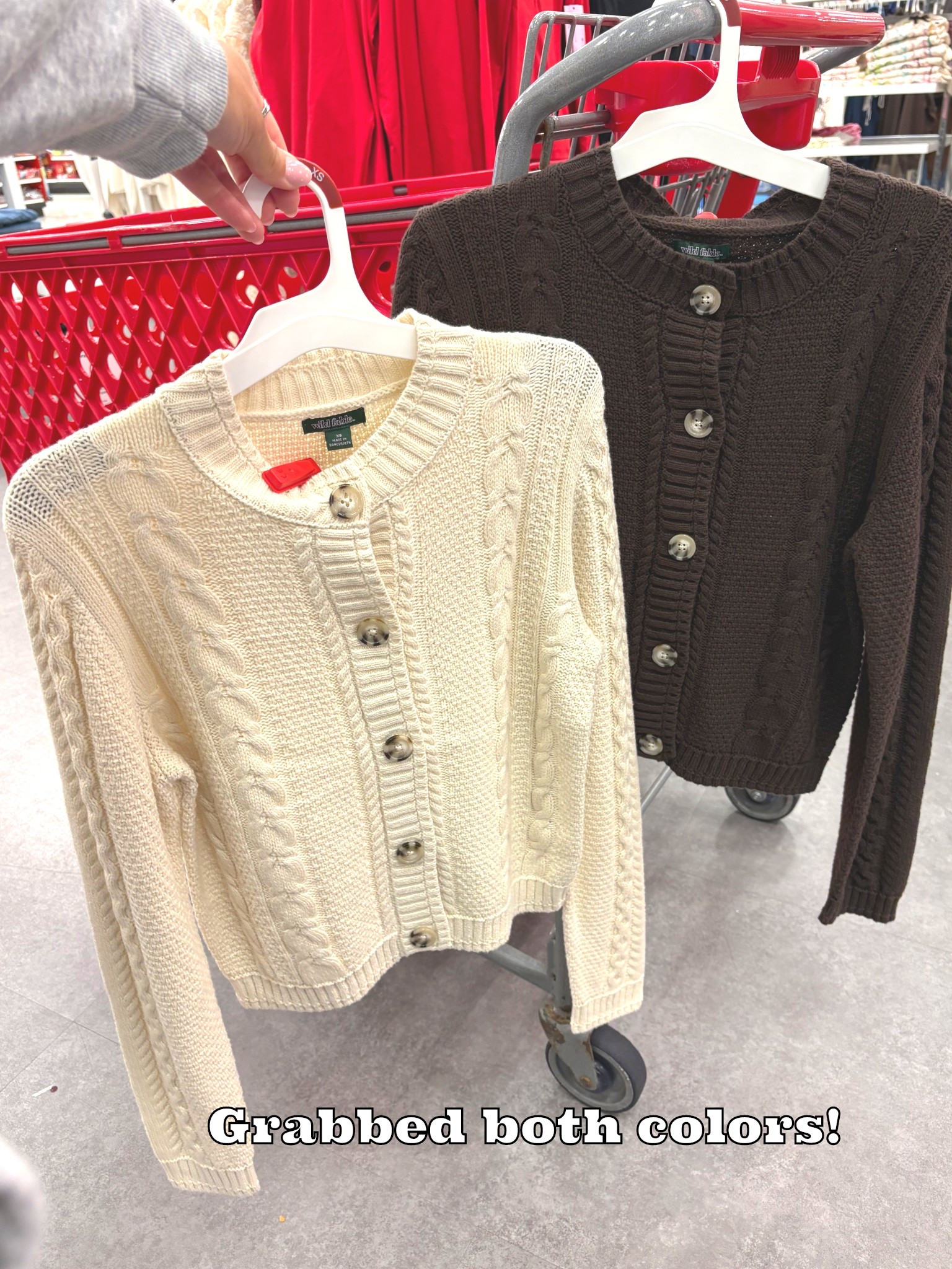 Target Cozy Cable Knit Crewneck Button Up Cardigan #targetfinds #targetstyle #cardigans #wildfable

#LTKFindsUnder50 #LTKootd