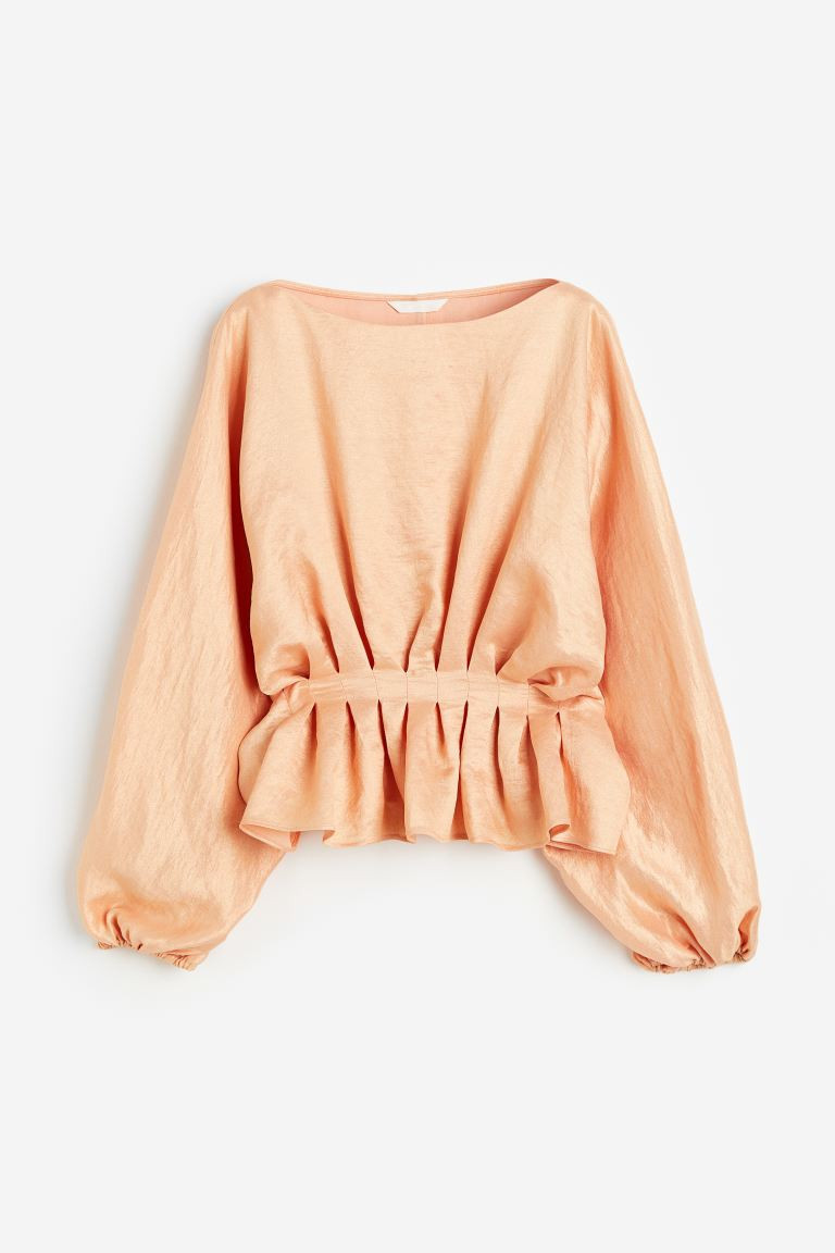 Pleated blouse | H&M (UK, MY, IN, SG, PH, TW, HK)