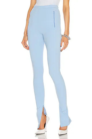 WARDROBE.NYC Side Split Legging in Blue | FWRD 