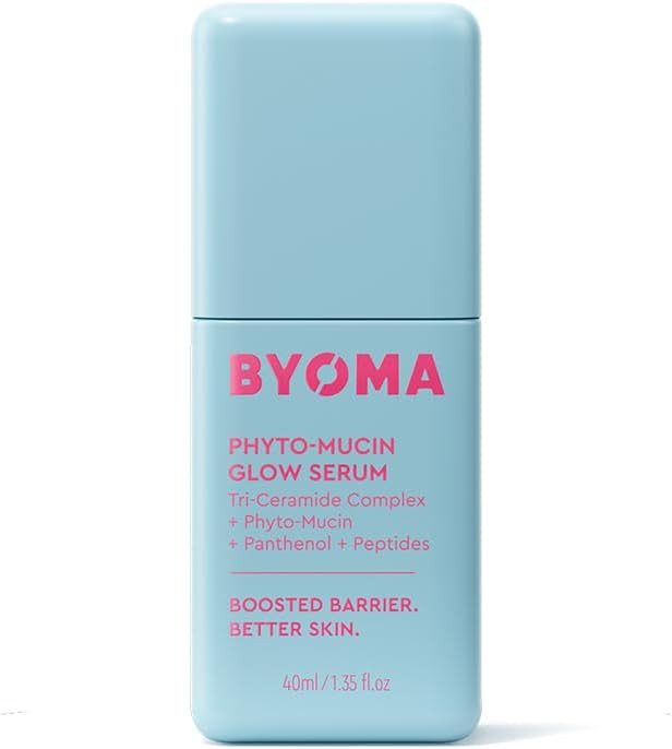 BYOMA Phyto-Mucin Glow Serum - Mucin Face Serum for Glass Skin - Plumps, Primes + Hydrates - Flaw... | Amazon (US)