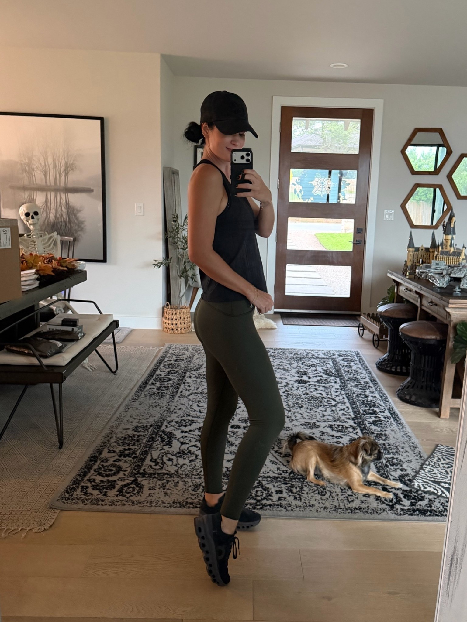 Hard to see but I LOVE the new Monstera color in my fave @Spanx booty boost leggings! I wear a small and full length. Use code DTKXSPANX for 15% off your order.

#LTKfitnessgoals #LTKActive #LTKSaleAlert