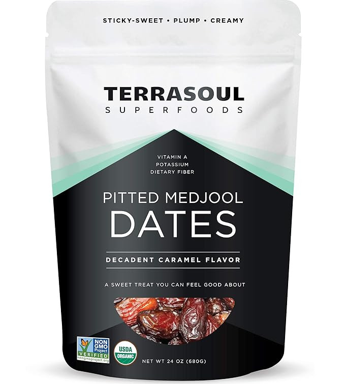 Terrasoul Superfoods Organic Pitted Medjool Dates, 1.5 Lbs - Pits Removed | Soft Chewy Texture | ... | Amazon (US)