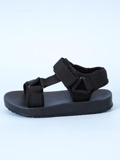 Toddler Boys Velcro Strap Sport Sandals | SHEIN